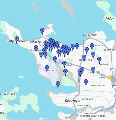 google maps reykjavik.